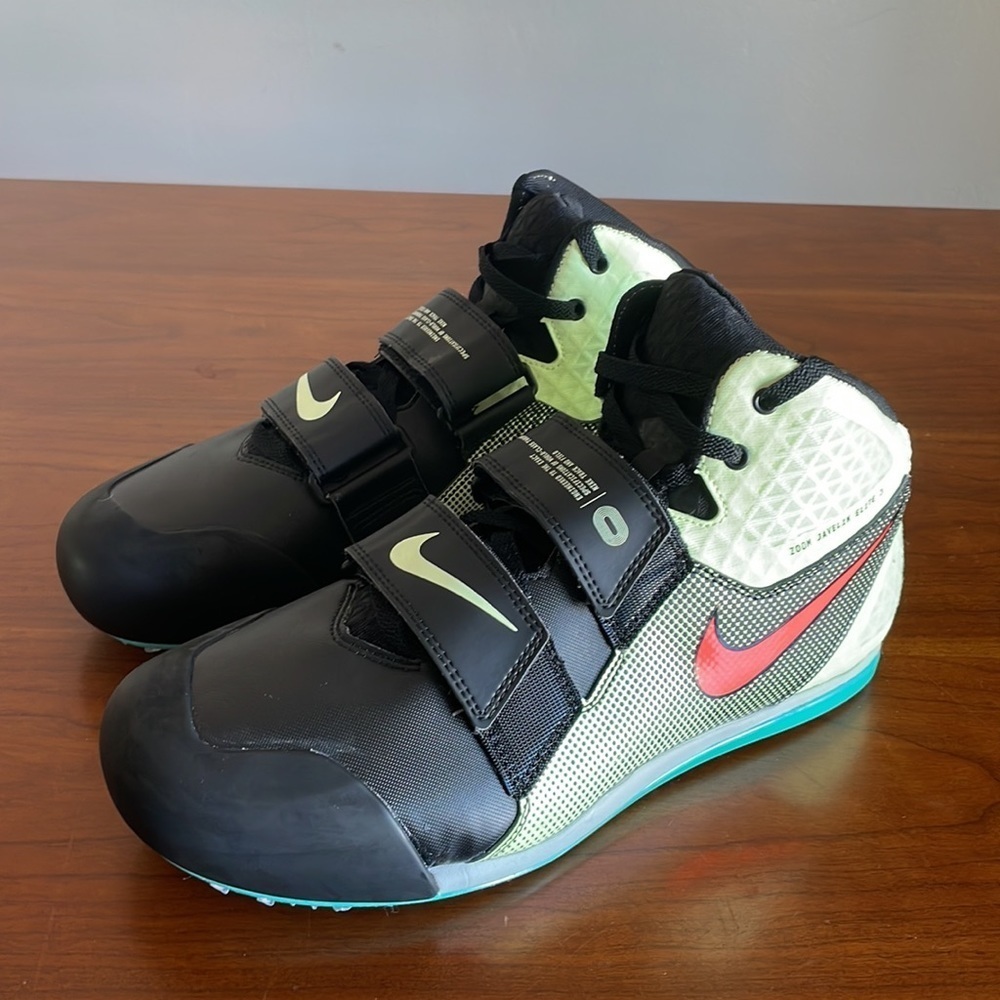 Nike Zoom Javelin Elite 3 Volt Orange Black AJ8119-700 NWOB Size 12.5 - Picture 4 of 5